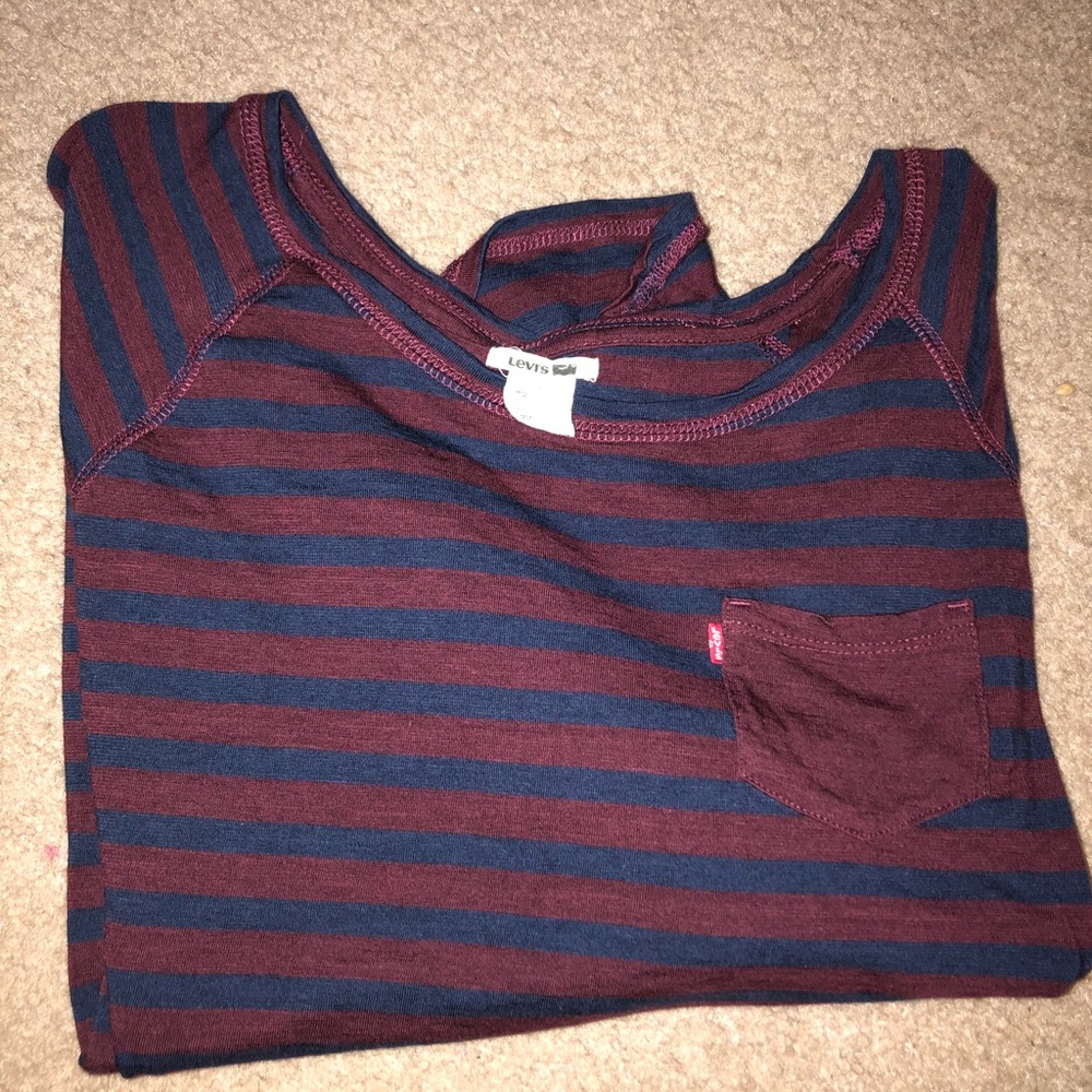 women’s levi long sleeve shirt